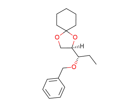 (2R)-2-[(1S)-1-(benzyloxy)propyl]-1,4-dioxaspiro[4.5]-decane