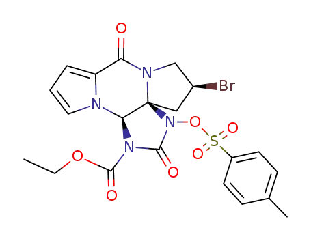 C<sub>21</sub>H<sub>21</sub>N<sub>4</sub>O<sub>7</sub>SBr