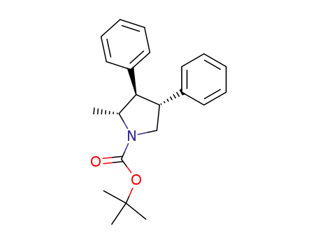 2-methyl-3,4-diphenyl-pyrrolidine-1-carboxylic acid tert-butyl ester