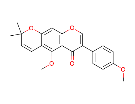 5-methoxy-7-(4-methoxyphenyl)-2,2-dimethyl-2H,6H-benzo[1,2-b:5,4-b']-dipyran-6-one