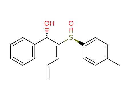 (-)-(2E)-(1S,S<sub>S</sub>)-1-phenyl-2-(p-tolylsulfinyl)penta-2,4-dien-1-ol