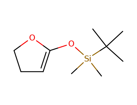 Molecular Structure of 84784-59-8 (Silane, [(4,5-dihydro-2-furanyl)oxy](1,1-dimethylethyl)dimethyl-)
