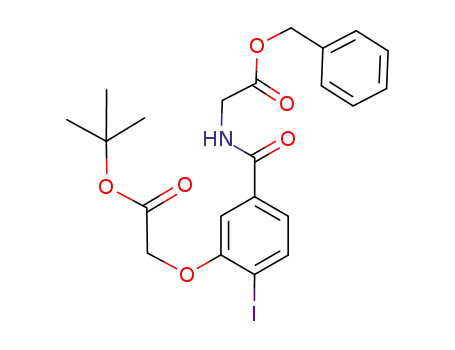tert-butyl [5-(benzyloxycarbonylmethyl-carbamoyl)-2-iodo-phenoxy]-acetate