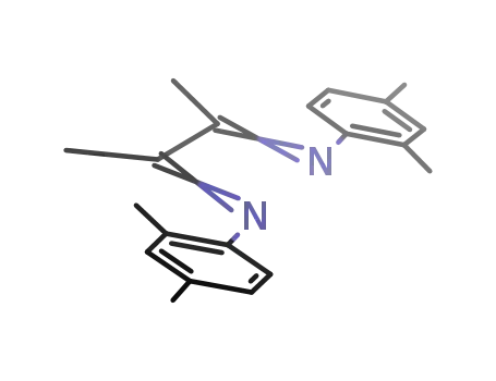 Molecular Structure of 49673-38-3 (N,N'-bis(2,4-dimethylbenzene)-2,3-dimethyl-1,4-butadiene)