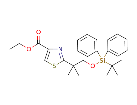 ethyl 2-[2-(tert-butyldiphenylsilyloxy)-1,1-dimethylethyl]thiazol-4-carboxylate