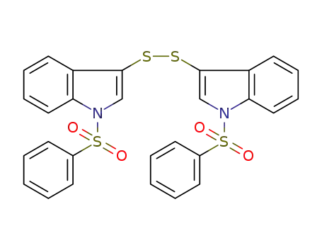 3,3'-dithiobis(1-phenylsulfonyl-1H-indole)