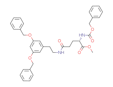 methyl (S)-2-(benzyloxycarbonylamino)-5-(3,5-bis(benzyloxy)phenethylamino)-5-oxopentanoate