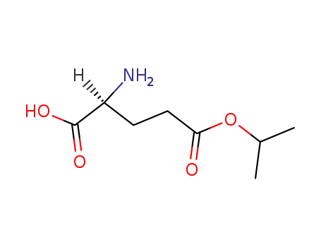 Molecular Structure of 16652-44-1 (2-amino-5-oxo-5-propan-2-yloxy-pentanoic acid)