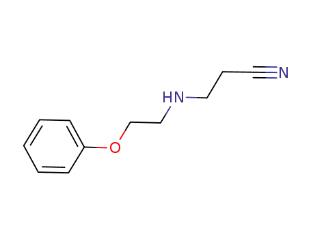 Molecular Structure of 927385-51-1 (Propanenitrile, 3-[(2-phenoxyethyl)amino]-)