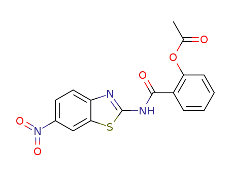 2-(아세틸옥시)-N-(6-니트로-2-벤조티아졸릴)-벤즈아미드