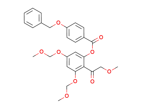 2-methoxy-1-[2-(p-benzyloxybenzoyloxy)-4,6-bis(methoxymethyloxy)phenyl]ethanone