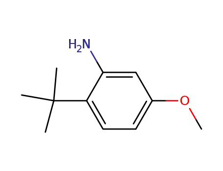 Molecular Structure of 478701-44-9 (2-tert-butyl-5-methoxy-phenylamine)