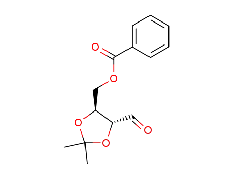 (+)-(4R-trans)-5-<(benzoyloxy)methyl>-2,2-dimethyl-1,3-dioxolane-4-carboxaldehyde