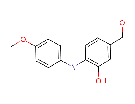 3-hydroxy-4-(4-methoxyphenylamino)benzaldehyde