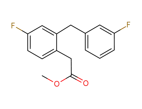 methyl [4-fluoro-2-(3-fluorobenzyl)phenyl] acetate