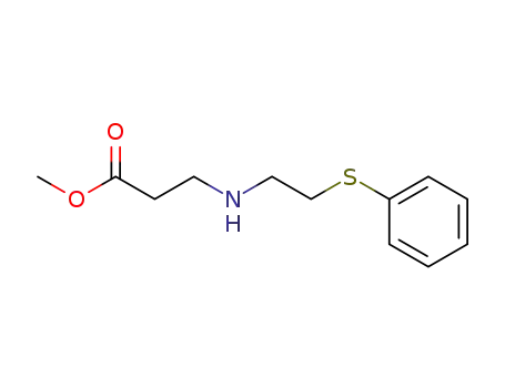 methyl 3-(2-(phenylthio)ethylamino)propanoate