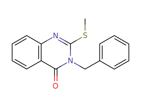 4(3H)-Quinazolinone, 2-(methylthio)-3-(phenylmethyl)-