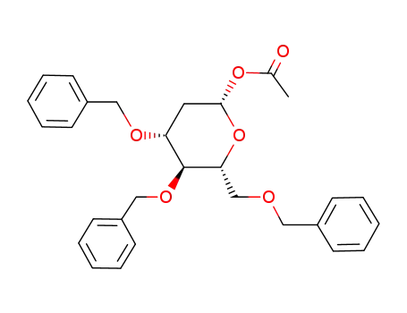1-O-Acetyl-3,4,6-tri-O-benzyl-2-deoxy-β-D-arabino-hexopyranose