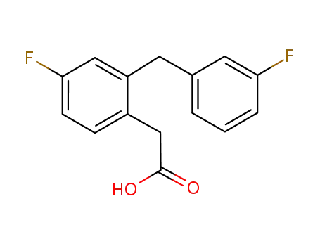 [4-fluoro-2-(3-fluorobenzyl)phenyl]acetic acid