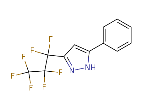 1H-Pyrazole,3-(1,1,2,2,3,3,3-heptafluoropropyl)-5-phenyl- 54864-78-7
