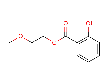 Molecular Structure of 26735-04-6 (2-methoxyethyl 2-hydroxybenzoate)