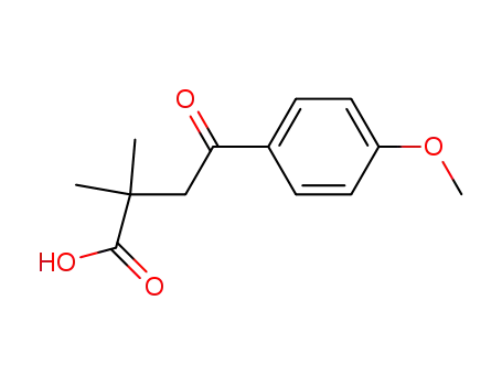 2,2-DIMETHYL-4-(4-METHOXYPHENYL)-4-옥소부티르산
