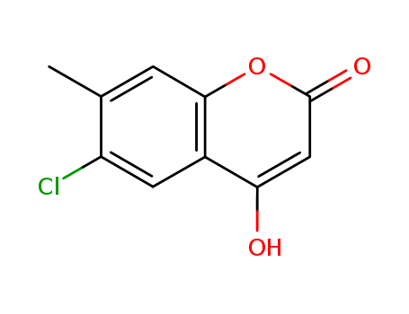 2H-1-Benzopyran-2-one,6-chloro-4-hydroxy-7-methyl-