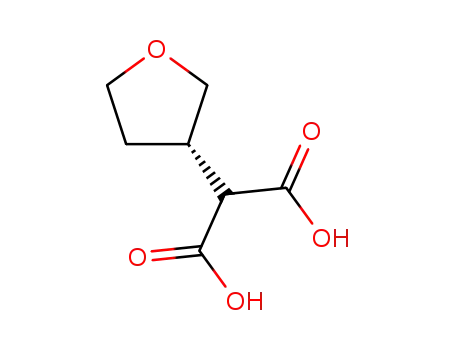 Molecular Structure of 1354951-08-8 (2-(TETRAHYDROFURAN-3-YL)MALONICACID)