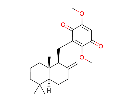 3-[[(1S,4aS,8aS)-decahydro-5,5,8a-trimethyl-2-methylene-1-naphthalenyl]methyl]-2,5-dimethoxy-2,5-cyclohexadiene-1,4-dione