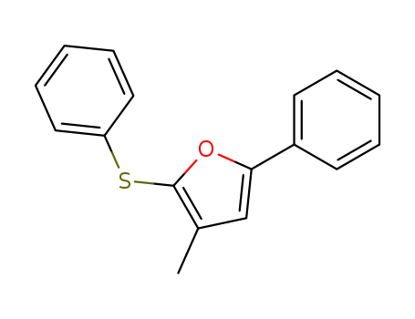 3-methyl-5-phenyl-2-(phenylsulfanyl)furan