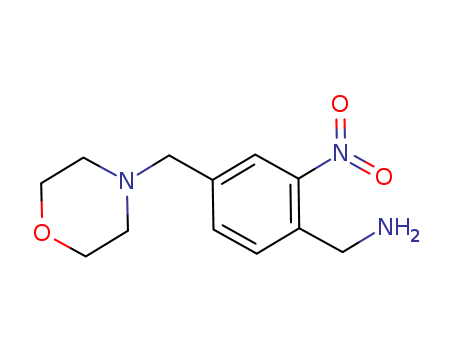 (4-(morpholinomethyl)-2-nitrophenyl)methanamine