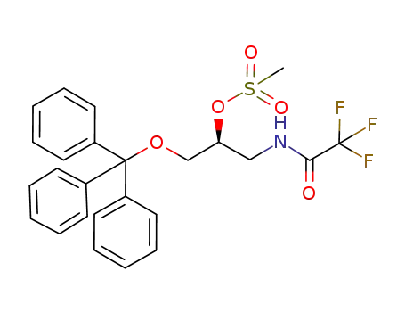 (S)-1-(2,2,2-trifluoroacetamido)-3-(trityloxy)propan-2-yl-methanesulfonate