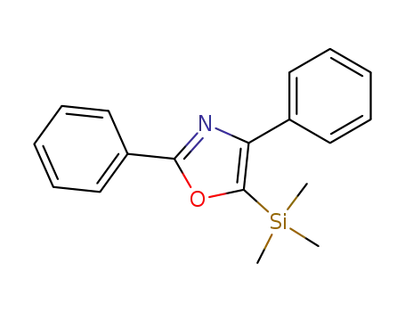 Oxazole, 2,4-diphenyl-5-(trimethylsilyl)-