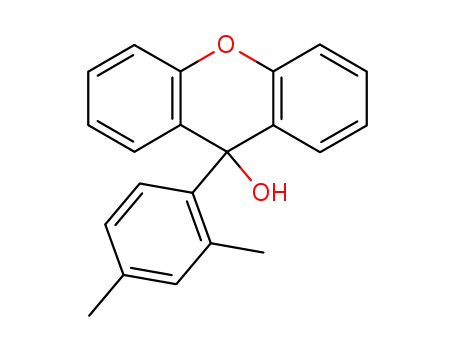 Molecular Structure of 950597-41-8 (9-(2,4-dimethylphenyl)-9-hydroxyxanthene)