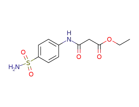Molecular Structure of 10265-44-8 (Propanoic acid, 3-[[4-(aminosulfonyl)phenyl]amino]-3-oxo-, ethyl ester)