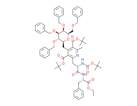 C<sub>59</sub>H<sub>72</sub>N<sub>2</sub>O<sub>12</sub>NCHC<sub>7</sub>H<sub>7</sub>CO<sub>2</sub>C<sub>2</sub>H<sub>5</sub>