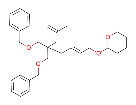 2-{(E)-5,5-bis[(benzyloxy)methyl]-7-methylocta-2,7-dienyloxy}tetrahydro-2H-pyran