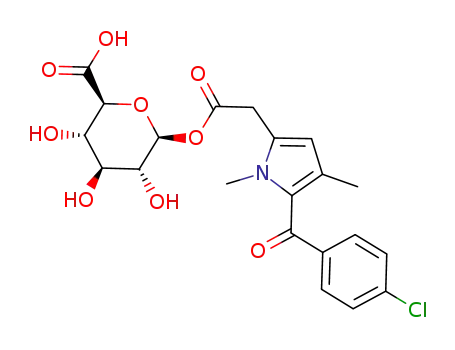 Molecular Structure of 75871-31-7 (zomepirac glucuronide)