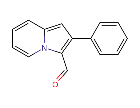 Molecular Structure of 3672-41-1 (2-PHENYL-INDOLIZINE-3-CARBALDEHYDE)