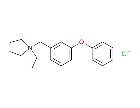 Molecular Structure of 56562-66-4 (3-phenoxybenzyltriethylammonium)