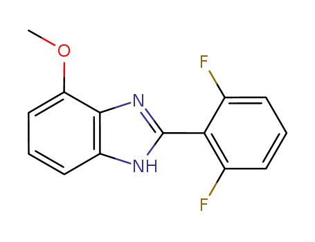 Molecular Structure of 212503-91-8 (2-(2,6-difluorophenyl)-4-methoxybenzimidazole)