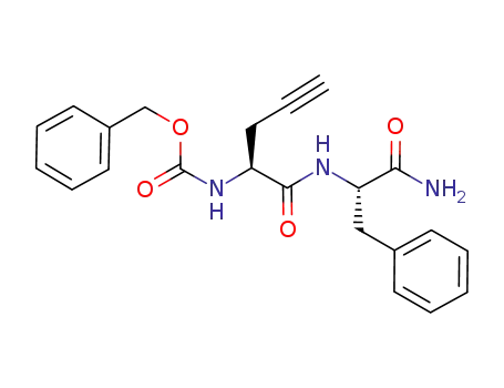 Molecular Structure of 917599-66-7 (Cbz-L-propargylglycine-L-Phe-NH<sub>2</sub>)