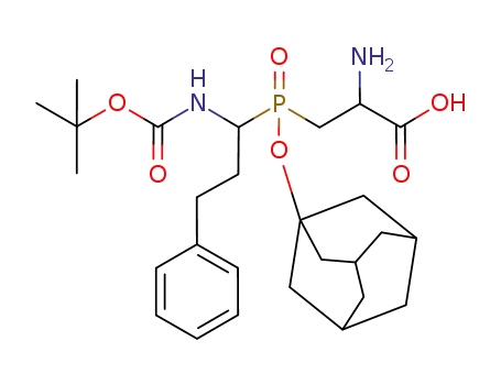 3-[(adamantan-1-yloxy)-(1-tert-butyloxycarbonylamino-3-phenylpropyl)phosphinoyl]-2-aminopropionic acid