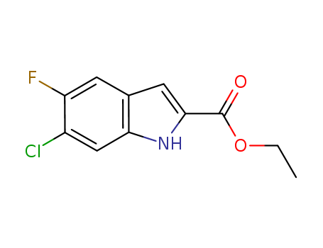 Methyl6-chloro-5-fluoro-1H-indole-2-carboxylate