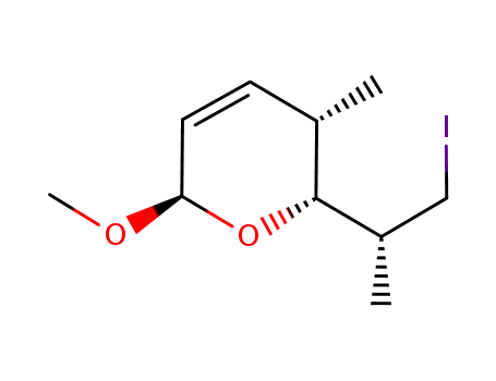 2H-Pyran,
3,6-dihydro-2-[(1R)-2-iodo-1-methylethyl]-6-methoxy-3-methyl-,
(2R,3S,6R)-
