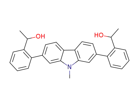 2,7-bis-[2-(2-hydroxyethylphenyl)-9-methyl]-carbazole