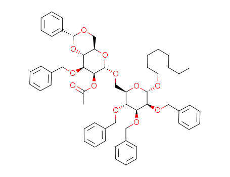octyl 2-O-acetyl-3-O-benzyl-4,6-O-benzylidene-α-D-mannopyranosyl-(1->6)-2,3,4-tri-O-benzyl-α-D-mannopyranoside