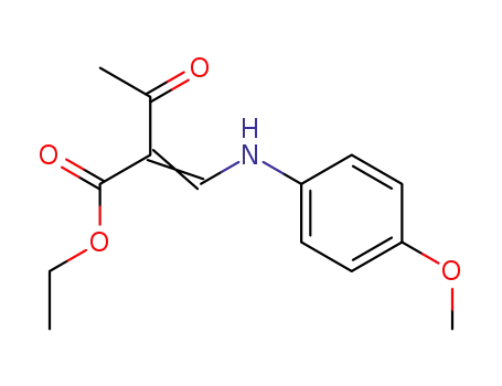 Butanoic acid, 2-[[(4-methoxyphenyl)amino]methylene]-3-oxo-, ethyl
ester