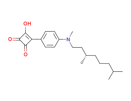 3-Cyclobutene-1,2-dione,
3-[4-[[(3S)-3,7-dimethyloctyl]methylamino]phenyl]-4-hydroxy-