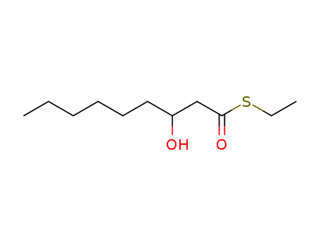 Nonanethioic acid, 3-hydroxy-, S-ethyl ester